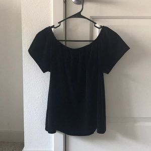 Black Velvet Top